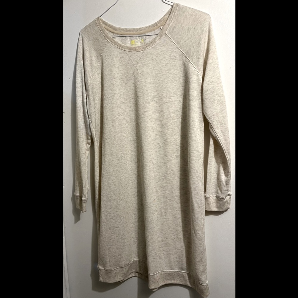 Tunic / dress heathered grey/beige, size L